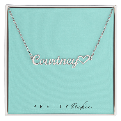 Heart Name Necklace