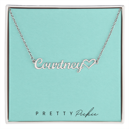 Heart Name Necklace