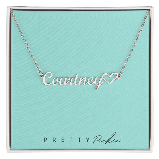 Heart Name Necklace
