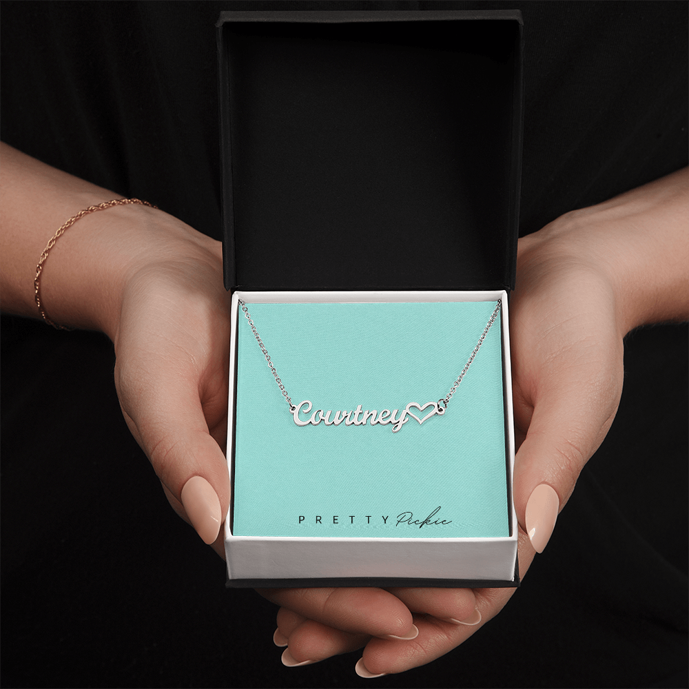 Heart Name Necklace