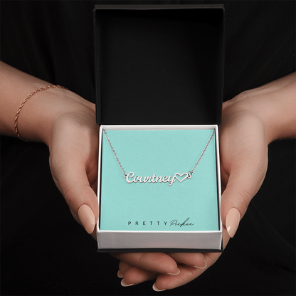 Heart Name Necklace