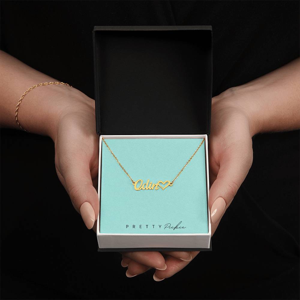 Heart Name Necklace
