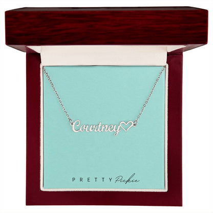 Heart Name Necklace