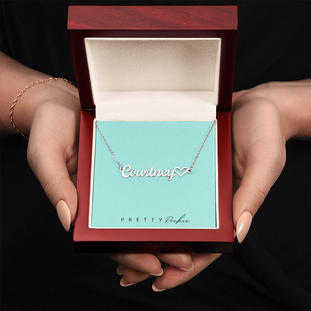 Heart Name Necklace