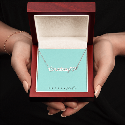 Heart Name Necklace