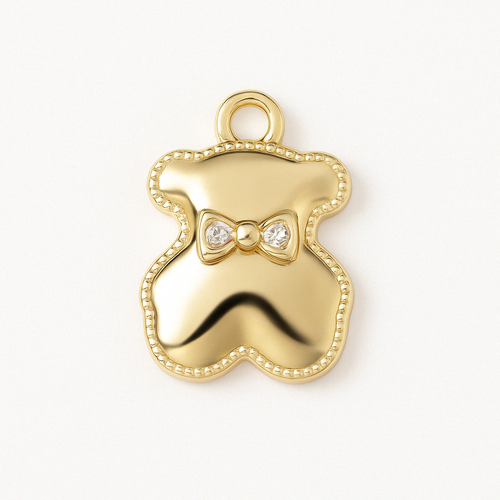 gold-teddy-bear-bow-charm