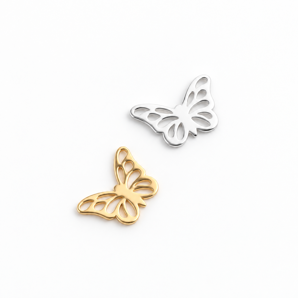 Butterfly Permanent Jewelry Connector - Gold & Silver