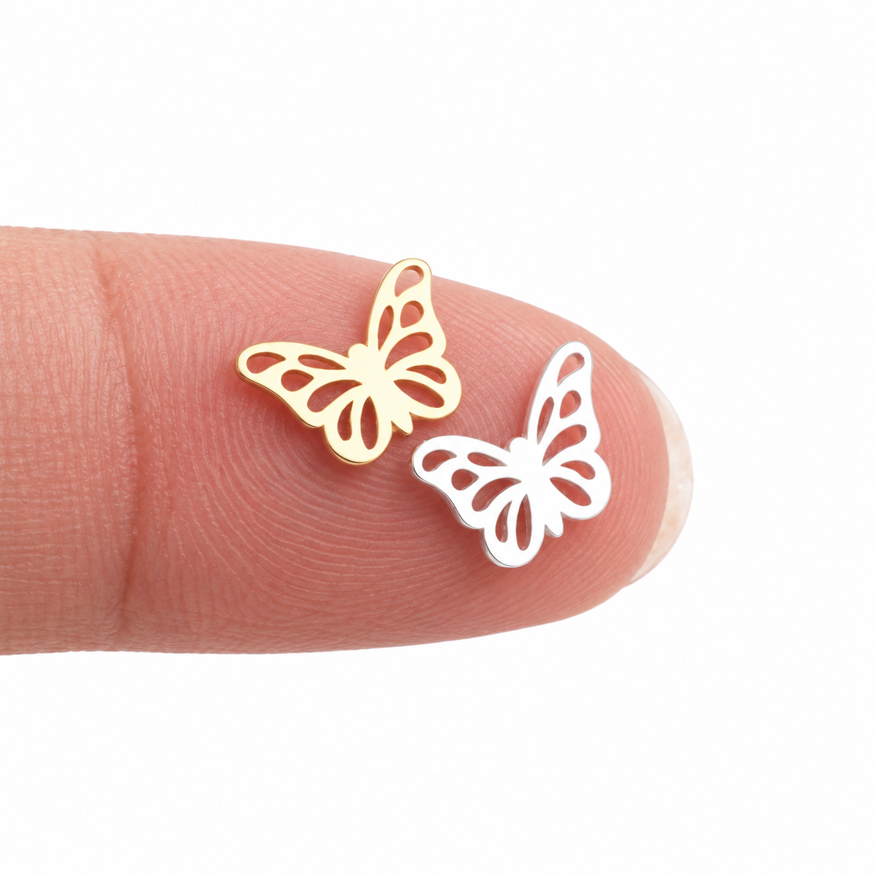 Butterfly Permanent Jewelry Connector - Gold & Silver