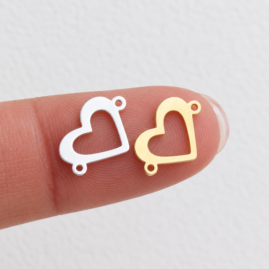 Open Heart Permanent Jewelry Connector