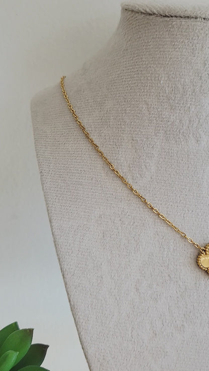 Soleil Lucky Clover Pendant Necklace