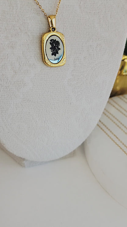 Birth Flower Necklace – Choose Your Birth Month