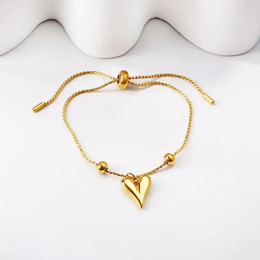 Petite Amour Gold Heart Bracelet