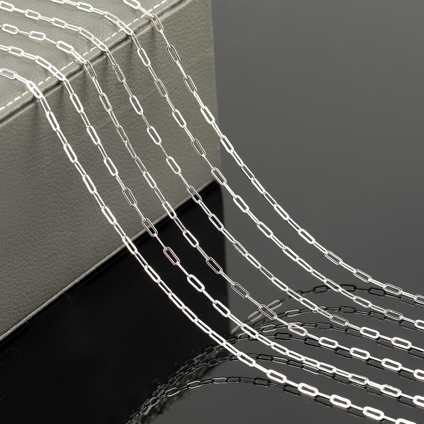 Paperclip Chain – Sterling Silver Permanent Bracelet