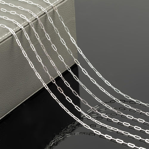 Paperclip Chain – Sterling Silver Permanent Bracelet